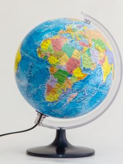 25 cm political globe 